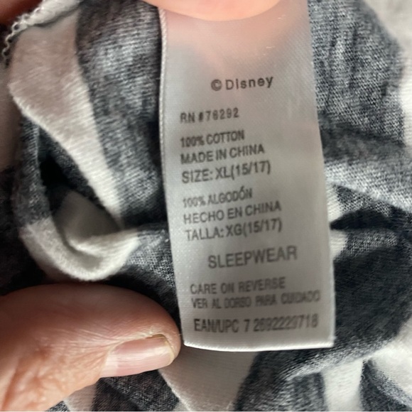 Disney‎ Mickey and Minnie Mouse Girls Youth Size XL 15/17 Dress Nightgown EUC - Picture 6 of 9